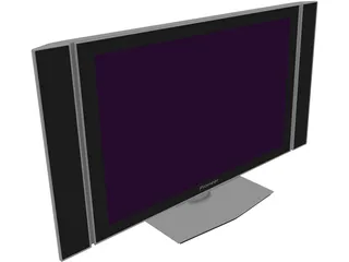 Pioneer TV 3D Model preview