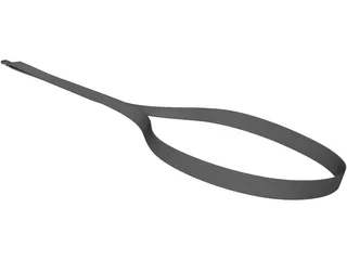 Lanyard 3D Model preview