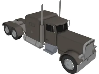Peterbilt 359 (1975) 3D Model preview