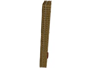 Mobile Cardboard Phone 3D Model preview