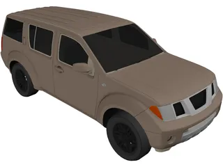 Nissan Pathfinder (2010) 3D Model preview