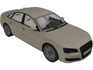 Audi A8 (2015) 3D Model preview