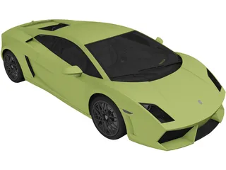 Lamborghini Gallardo 3D Model preview