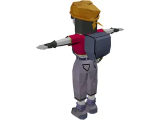 Pan 3D Model preview