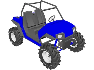 Polaris RZR800 3D Model preview