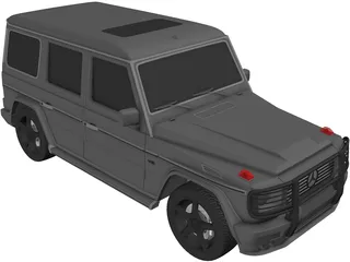 Mercedes-Benz G-Glass 3D Model preview
