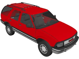 GMC Jimmy (1995) 3D Model preview