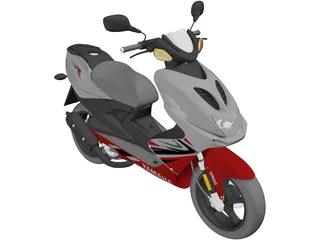 Yamaha Aerox R 3D Model preview