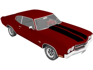 Chevrolet Chevelle SS (1970) 3D Model preview