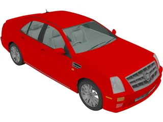 Cadillac STS 3D Model preview