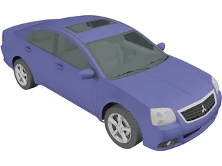 Mitsubishi Galant (2009) 3D Model preview