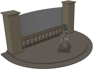 Mona Lisa 3D Model preview