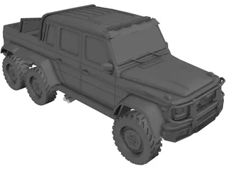 Mercedes-Benz G63 6x6 AMG 3D Model preview