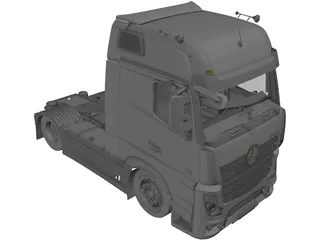 Mercedes-Benz Actros 3D Model preview