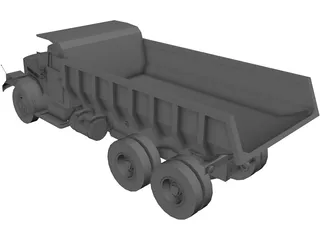 Kraz 256 3D Model preview