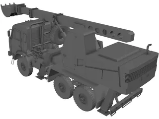 Kamaz AHTEN 3D Model preview