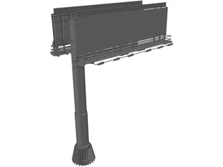 Street Sign 3D Model preview