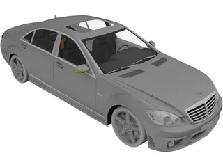 Mercedes-Benz S65 AMG 3D Model preview