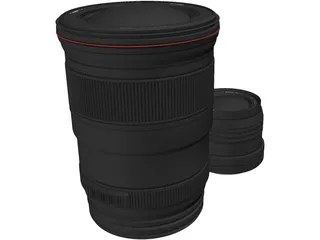 Canon Lenses 3D Model preview