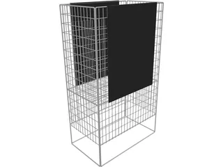 Dump Bin 3D Model preview