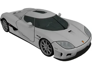 Koenigsegg CCX 3D Model preview
