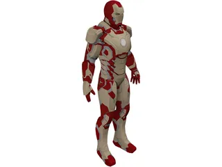 Iron Man Mark 42 3D Model preview