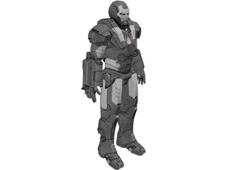 Iron Man War Machine 3D Model preview
