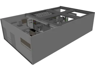Arab Feel Cafe 3D Model preview