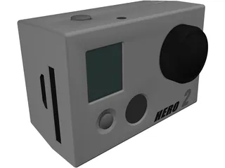 GoPro HD Hero 2 3D Model preview
