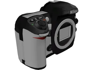 Nikon D200 3D Model preview