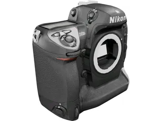 Nikon D2Xs 3D Model preview
