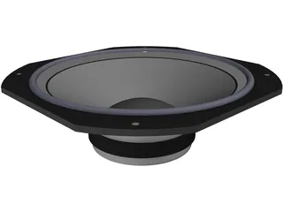 Speaker 3D Model preview