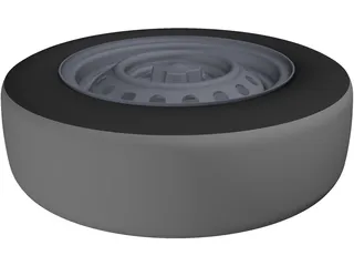 Toyota Corolla Wheel 3D Model preview
