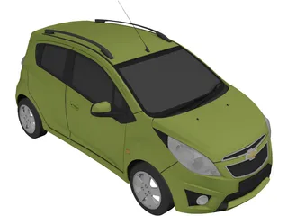 Chevrolet Spark 3D Model preview