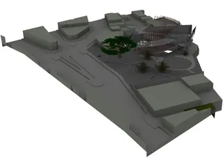 Cultural Center 3D Model preview