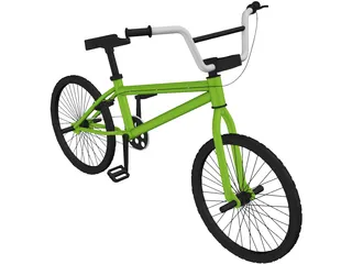 BMX Bike 3D Model preview