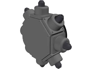 Turning Center Turret 3D Model preview