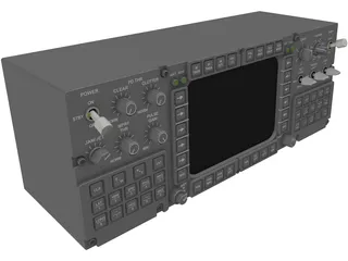 F-14A Cockpit Panel 3D Model preview