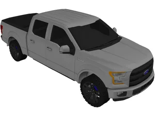 Ford F-150 (2015) 3D Model preview