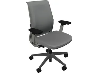 Office Chair 3D Model preview