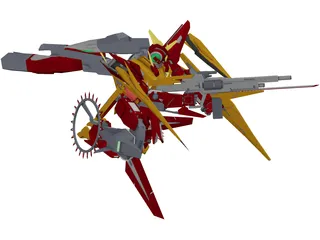 Kyrios Gundam 3D Model preview