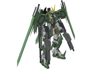 Gundam Dynames Third 3D Model preview