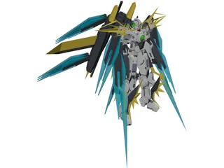Gundam Nadleeh 3D Model preview