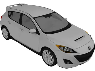 Mazda 3 MPS (2010) 3D Model preview
