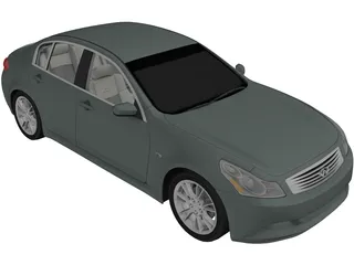 Infiniti G37 Sedan (2009) 3D Model preview