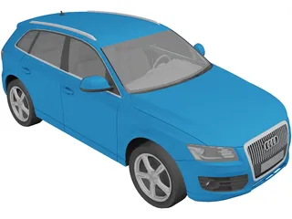 Audi Q5 (2009) 3D Model preview