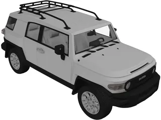 Toyota FJ Cuiser (2011) 3D Model preview