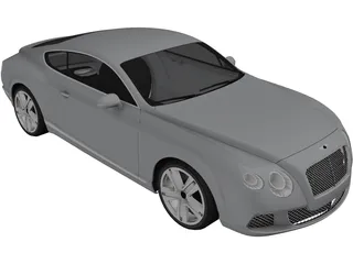 Bentley Continental GT (2012) 3D Model preview