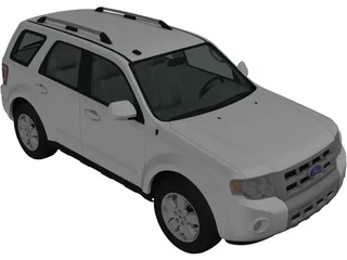 Ford Escape (2012) 3D Model preview