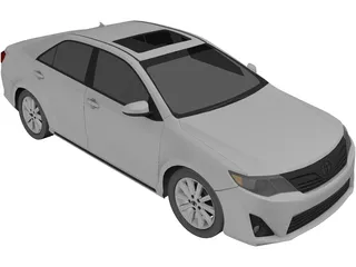 Toyota Camry (2012) 3D Model preview